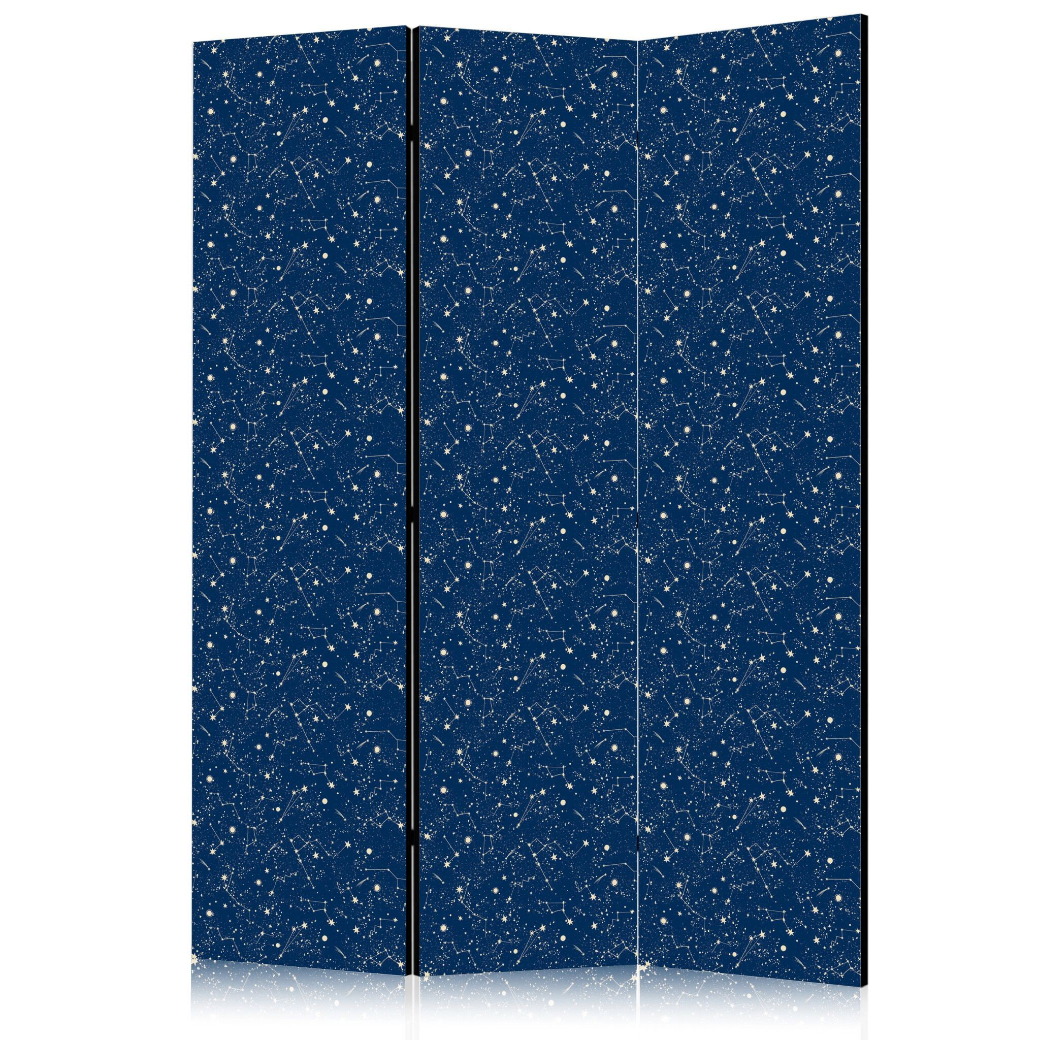3-delad ljuddämpande rumsavdelare – Cosmic Insp (135x172cm)