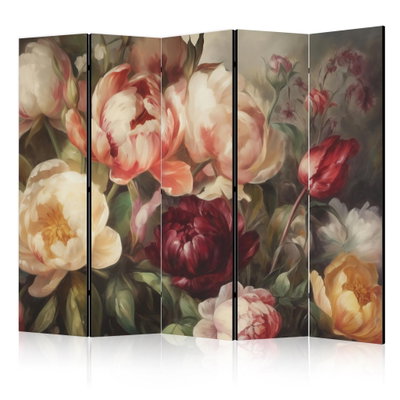 5-delad ljuddämpande rumsavdelare – Blooming – produktbild