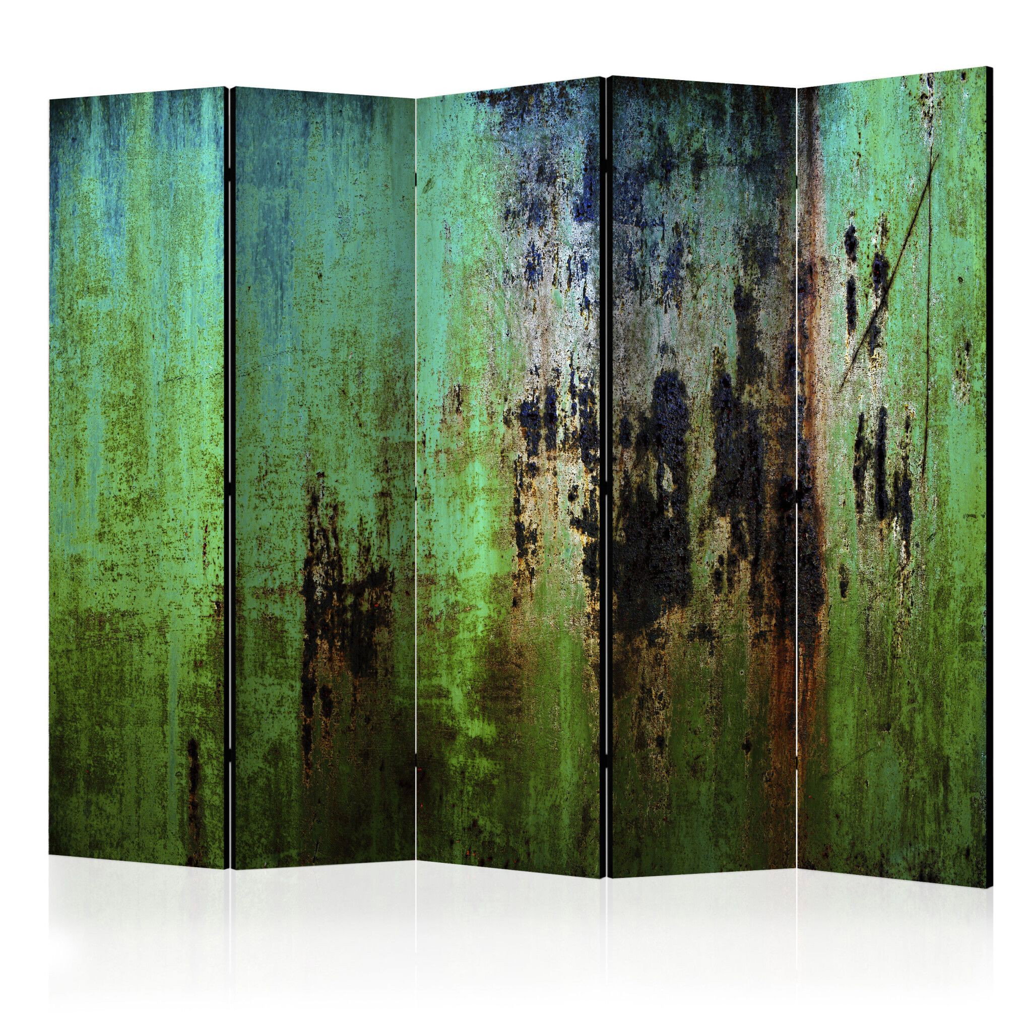 5-delad ljuddämpande rumsavdelare – Emerald (225x172cm)