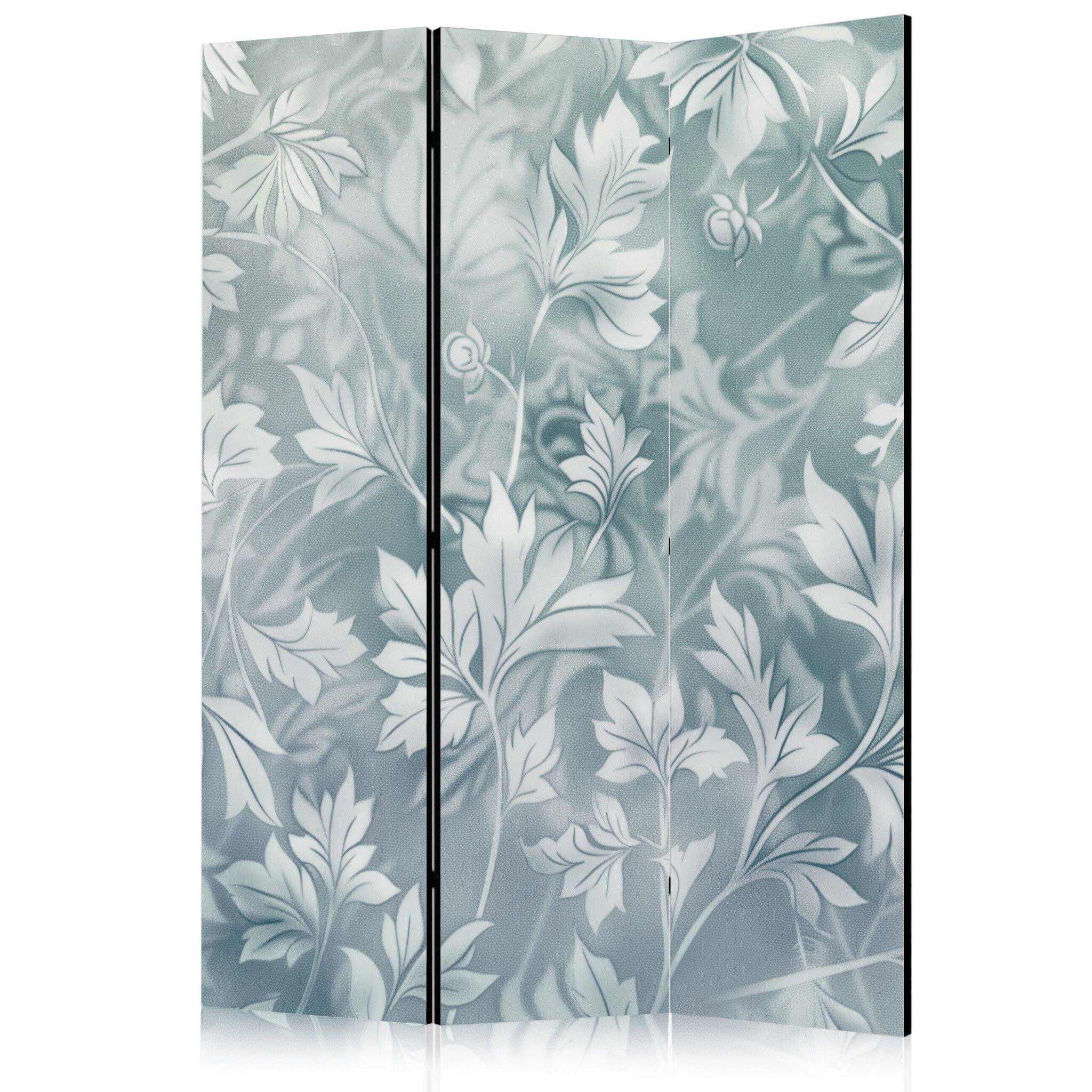 3-delad ljuddämpande rumsavdelare – Ornaments R (135x172cm)