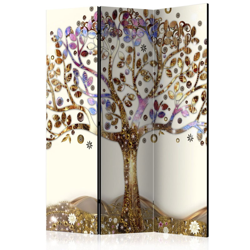 3-delad ljuddämpande rumsavdelare – Golden Tree – produktbild