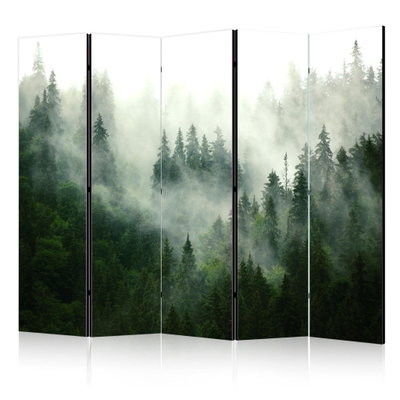 5-delad ljuddämpande rumsavdelare – Coniferous – produktbild