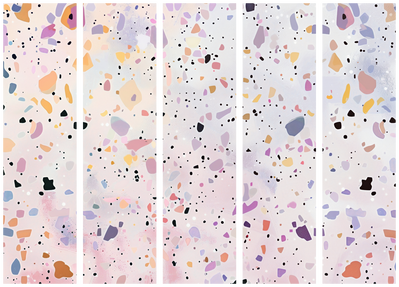 5-delad ljuddämpande rumsavdelare – Terrazzo in – produktbild från leverantören