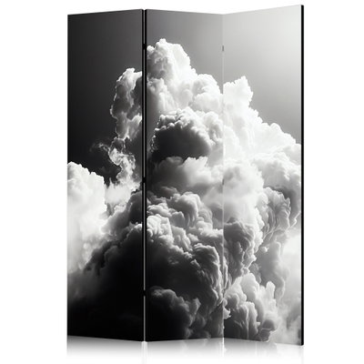 3-delad ljuddämpande rumsavdelare – Clouds Like – produktbild