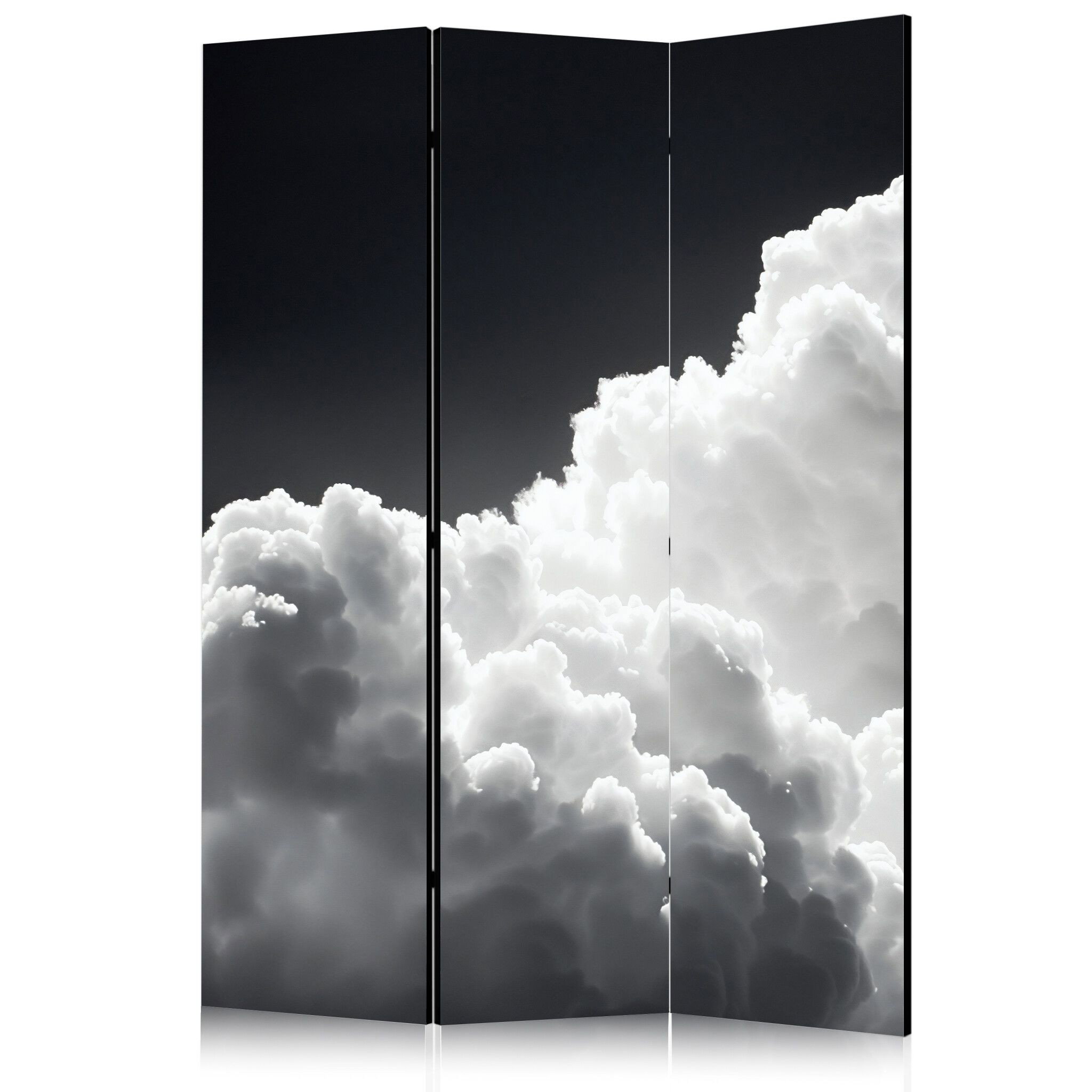 3-delad ljuddämpande rumsavdelare – Discover En (135x172cm)