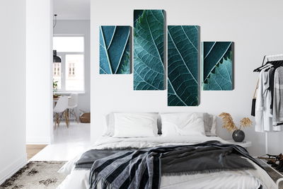 Ljuddämpande tavla - Leaves in a macro scale