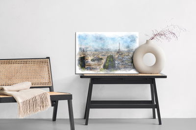 Ljuddämpande tavla - Panorama of Paris