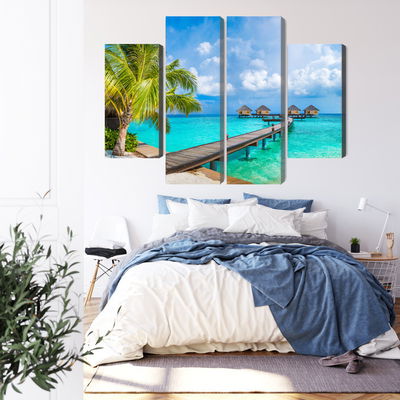 Ljuddämpande tavla - Floating houses