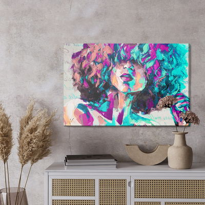 Ljuddämpande tavla - Louise - oil painting