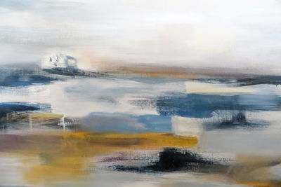 Ljuddämpande tavla - Abstract landscape