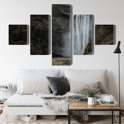 Ljuddämpande tavla - The majestic skogafoss