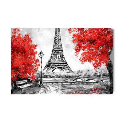 Ljuddämpande tavla - The eiffel tower between