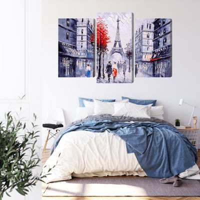 Ljuddämpande tavla - The view of the Paris street