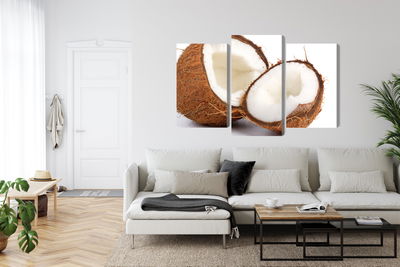 Ljuddämpande tavla - Coconut halves