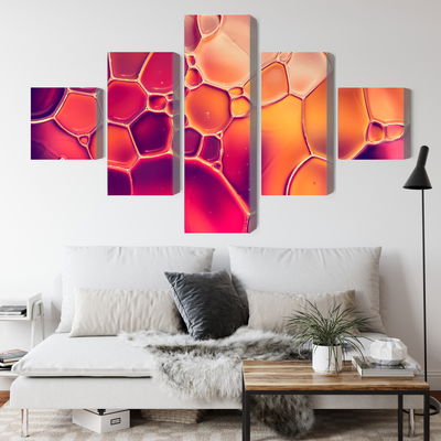 Ljuddämpande tavla - Water drops on a macro scale