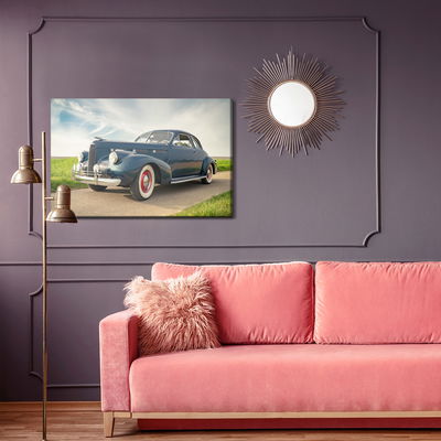 Ljuddämpande tavla - Navy vintage car