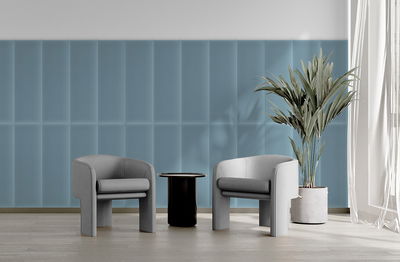 Rektangulær lydabsorber - fløjl