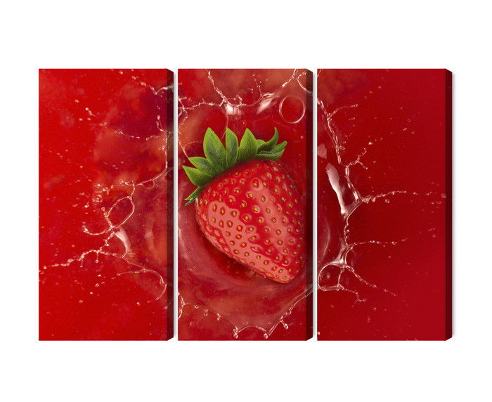 Ljuddämpande tavla - Juicy strawberry