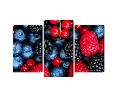 Ljuddämpande tavla - Forest fruits on a macro