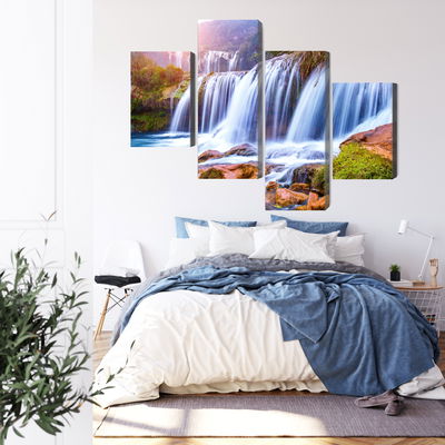 Ljuddämpande tavla - Jiulong waterfall in luoping