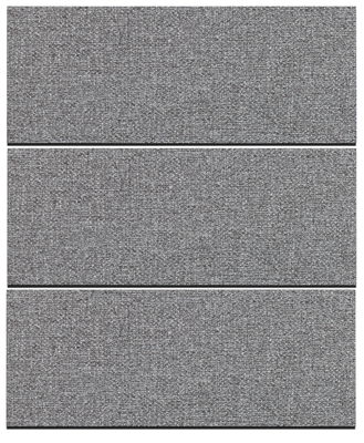Ljudabsorbent till vägg - Wall 3-parts one liggande