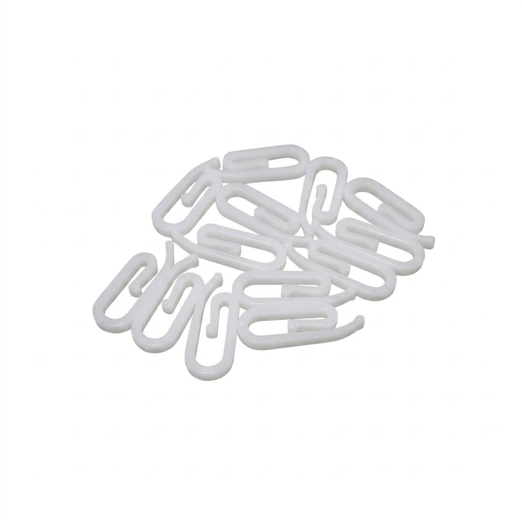 Rynkbandskrokar 50-pack – gardinkrokar i plast