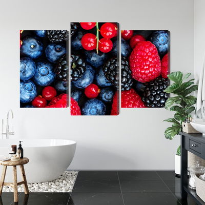 Ljuddämpande tavla - Forest fruits on a macro