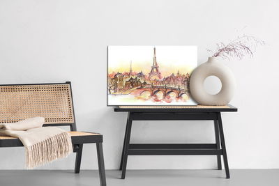 Ljuddämpande tavla - Paris as painted