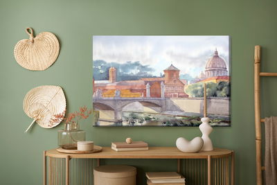 Ljuddämpande tavla - Beautiful landscapes of Rome