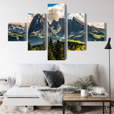 Ljuddämpande tavla - View of the italian