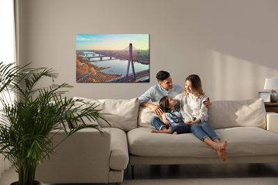 Ljuddämpande tavla - Bridges in Warsaw