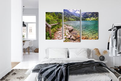 Ljuddämpande tavla - 3d view of the lake