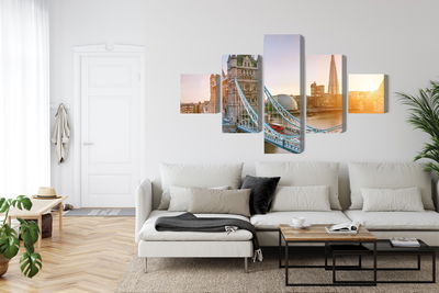 Ljuddämpande tavla - Tower bridge at sunrise