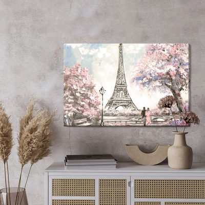 Ljuddämpande tavla - Romantic picture of Paris