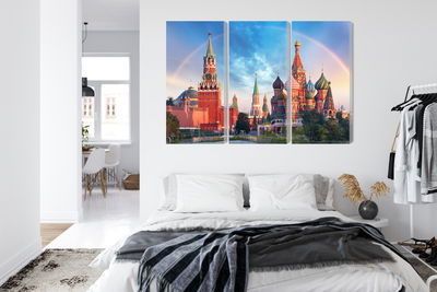 Ljuddämpande tavla - Panorama of the red square