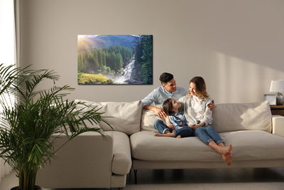 Ljuddämpande tavla - Krimml waterfall in austria