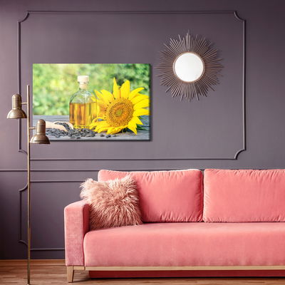 Ljuddämpande tavla - Sunflower with cores and oil