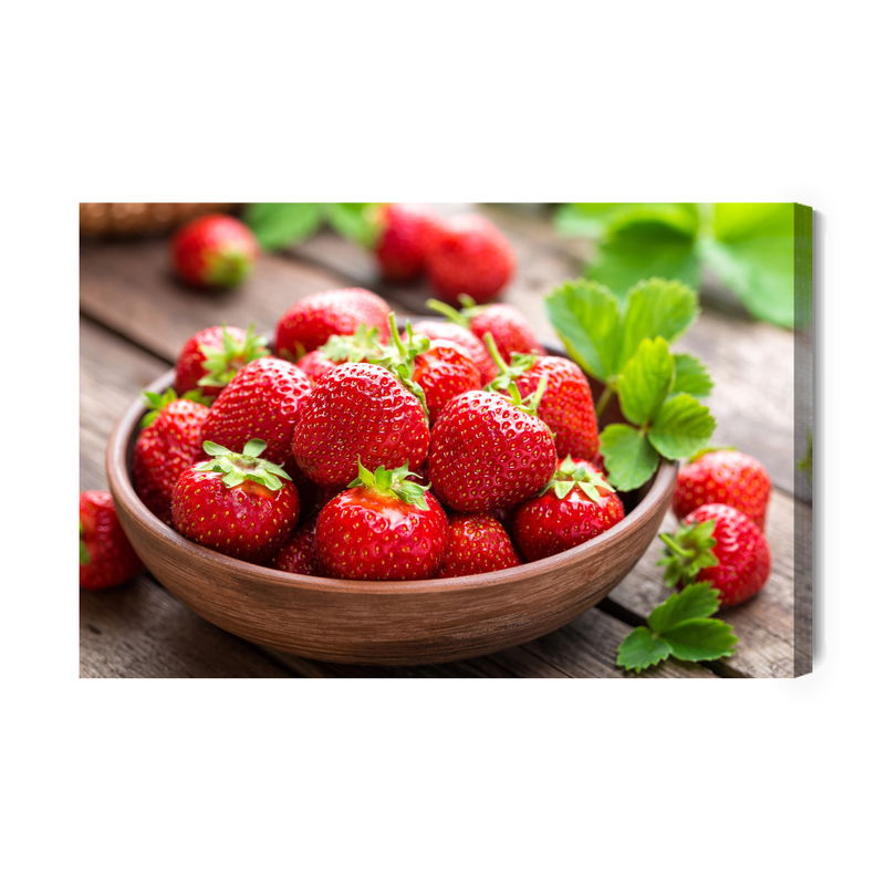 Ljuddämpande tavla - A bowl of strawberries