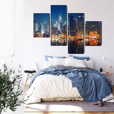 Ljuddämpande tavla - Panoramic view of manhattan