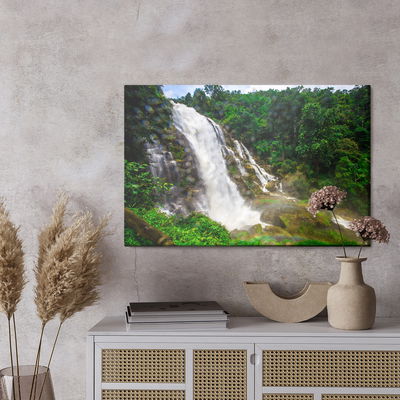 Ljuddämpande tavla - Waterfall in the tropical