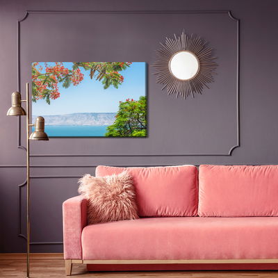Ljuddämpande tavla - Landscape with the sea