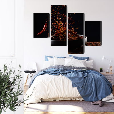 Ljuddämpande tavla - Cayenne pepper in flight