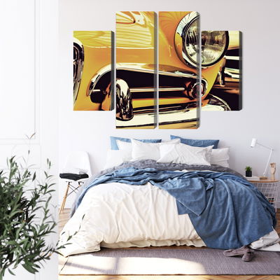 Ljuddämpande tavla - The front of a vintage car