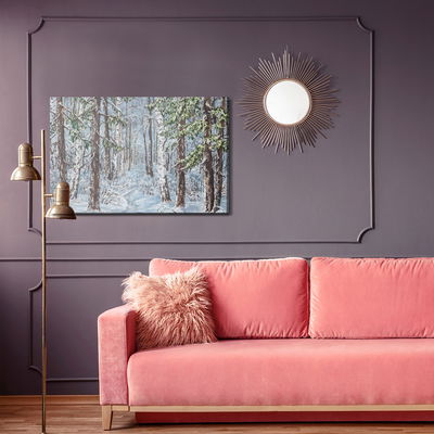 Ljuddämpande tavla - Snow-covered forest