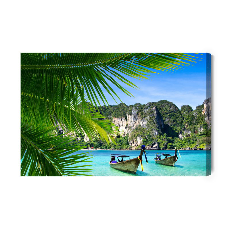 Ljuddämpande tavla - Sunny caribbean