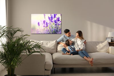 Ljuddämpande tavla - Delicate lavender