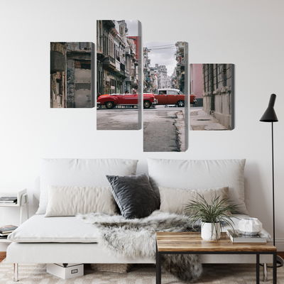 Ljuddämpande tavla - Retro style cars in cuba