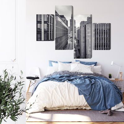 Ljuddämpande tavla - Black and white panorama