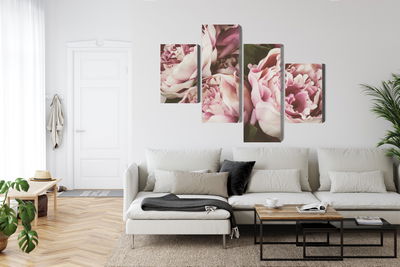 Ljuddämpande tavla - Delicate vintage peony