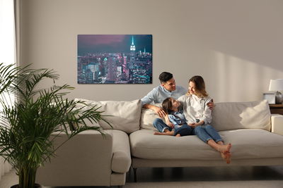 Ljuddämpande tavla - New York by night